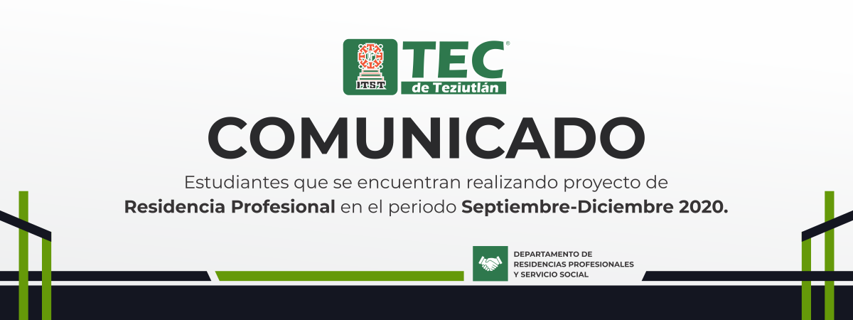 Comunicado Residencias Profesionales